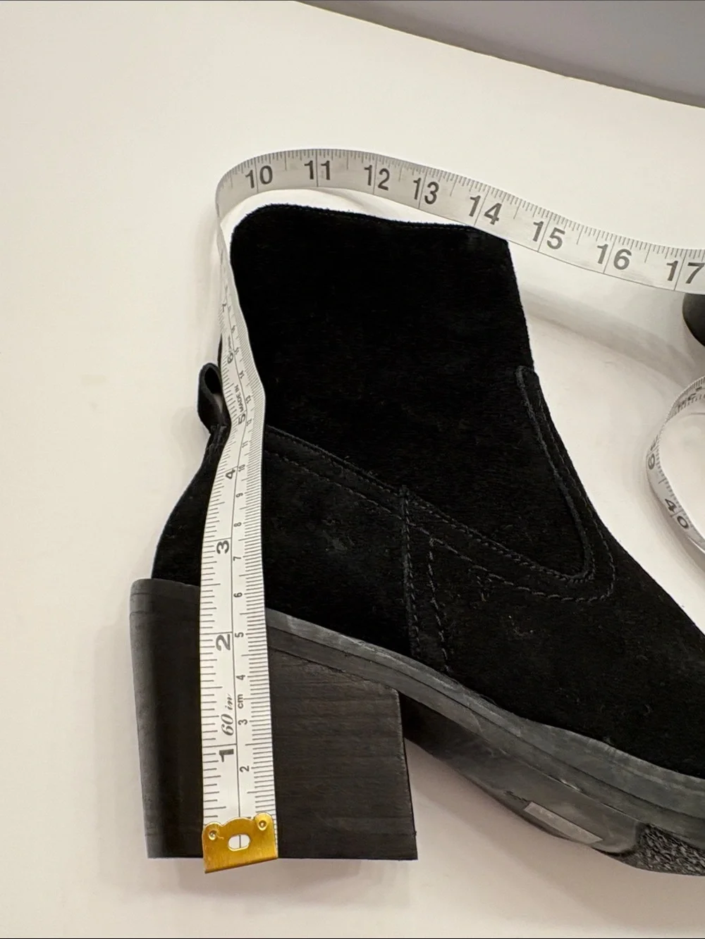 Women's Black Suede Ankle Boots